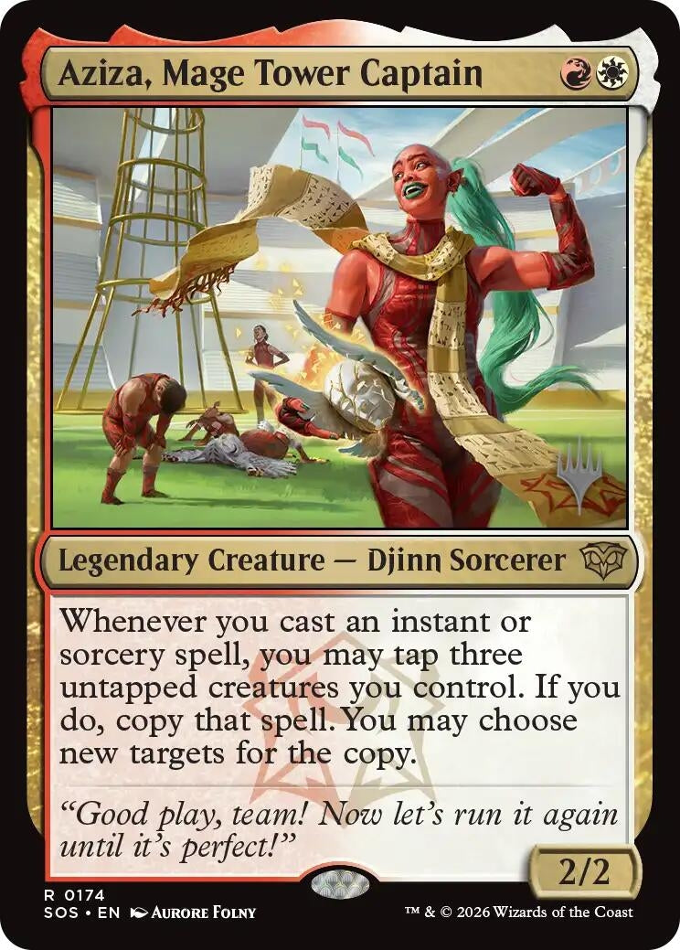 Image for Aziza, Mage Tower Captain (174) (PPSOS) - Magic: The Gathering