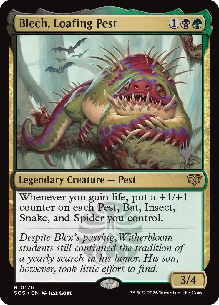 Image for Blech, Loafing Pest (176) (PPSOS) - Magic: The Gathering