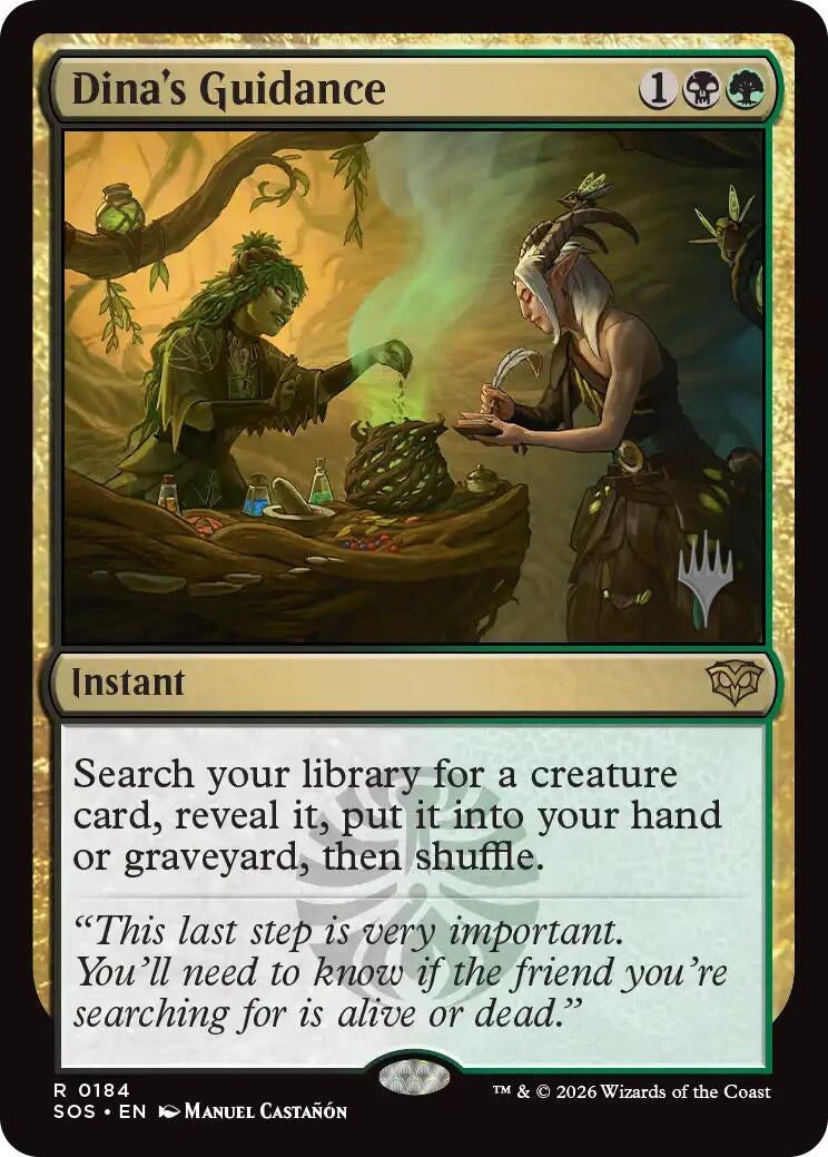 Image for Dina's Guidance (184) (PPSOS) - Magic: The Gathering