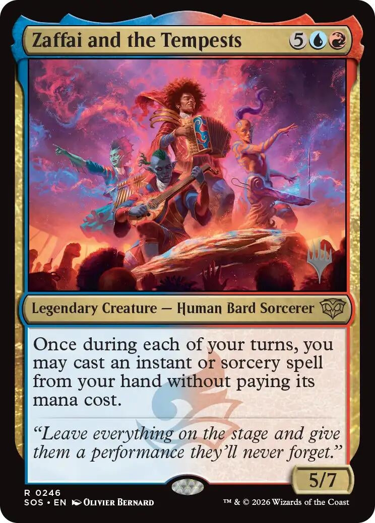 Image for Zaffai and the Tempests (246) (PPSOS) - Magic: The Gathering