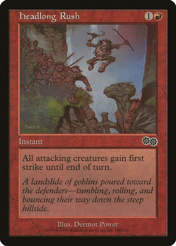 Image for Headlong Rush (198) (USG) - Magic: The Gathering