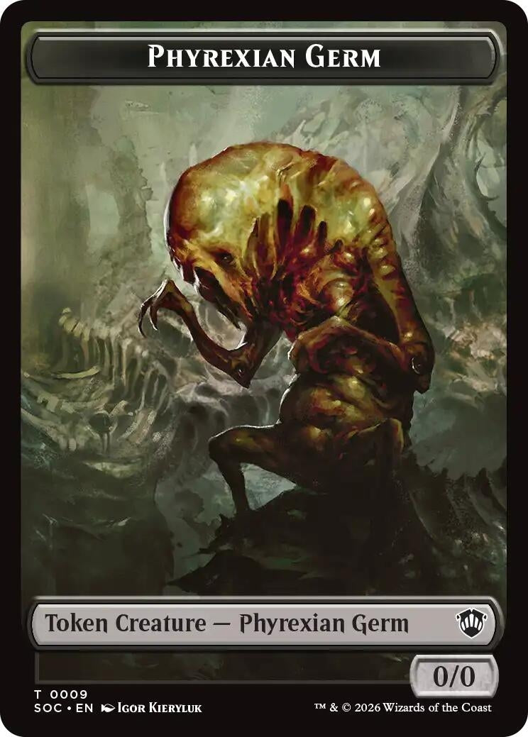 Image for Phyrexian Germ // Thopter Double-Sided Token (9 // 28) (SOC) - Magic: The Gathering