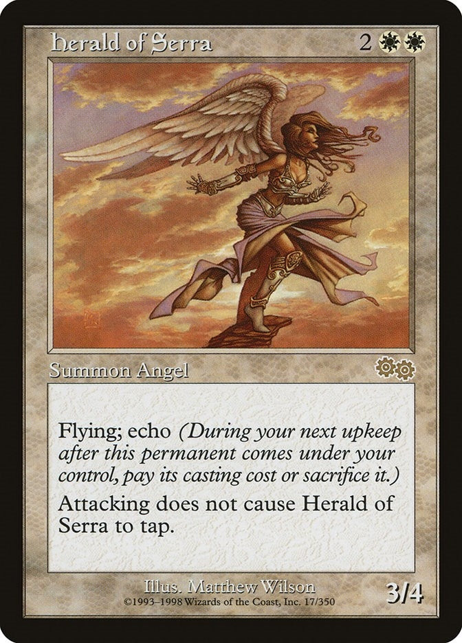 Image for Herald of Serra (17) (USG) - Magic: The Gathering