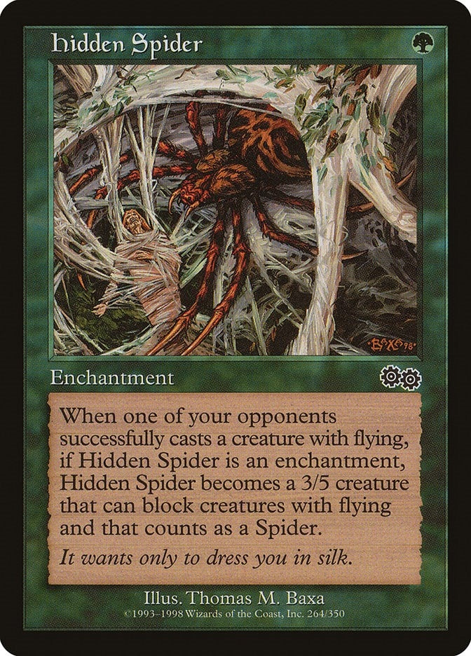 Image for Hidden Spider (264) (USG) - Magic: The Gathering