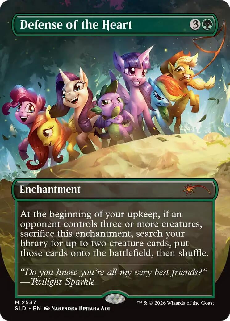 Image for Defense of the Heart (2537) (SLD) - Magic: The Gathering