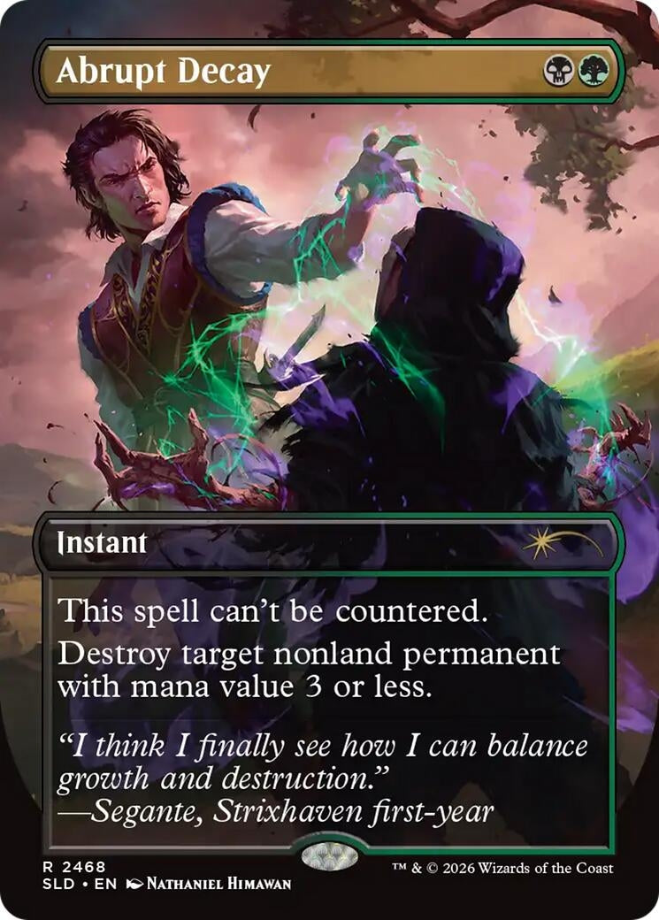 Image for Abrupt Decay (2468) (SLD) - Magic: The Gathering