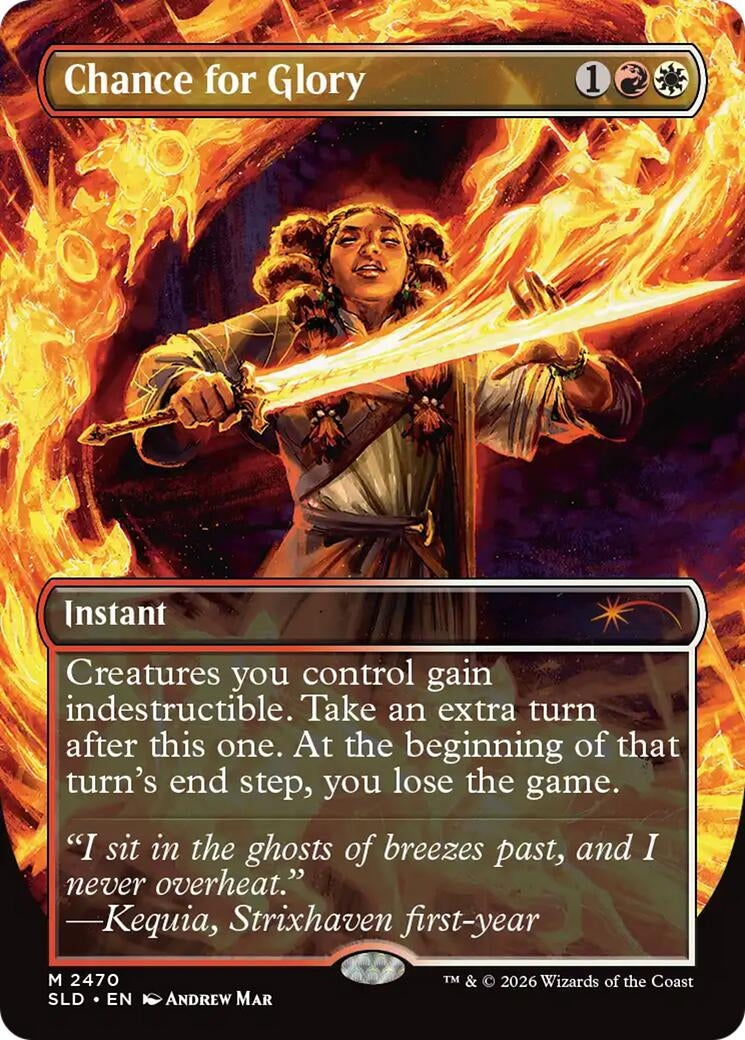 Image for Chance for Glory (2470) (SLD) - Magic: The Gathering