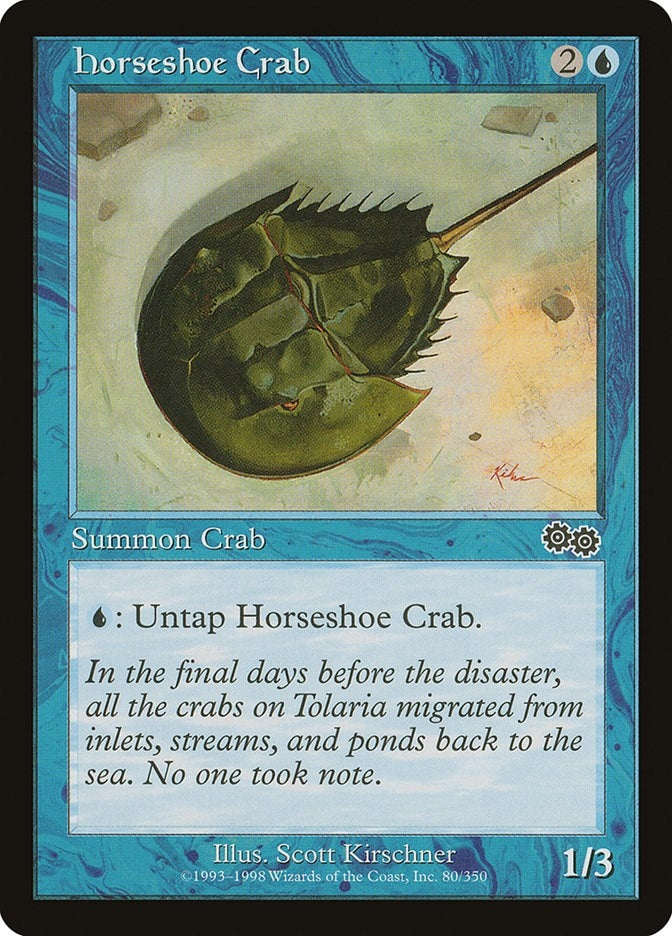 Image for Horseshoe Crab (80) (USG) - Magic: The Gathering