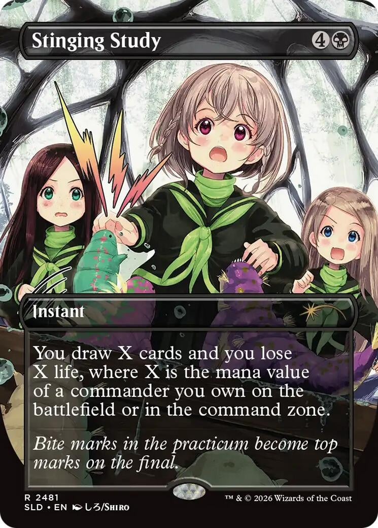 Image for Stinging Study (2481) (SLD) - Magic: The Gathering