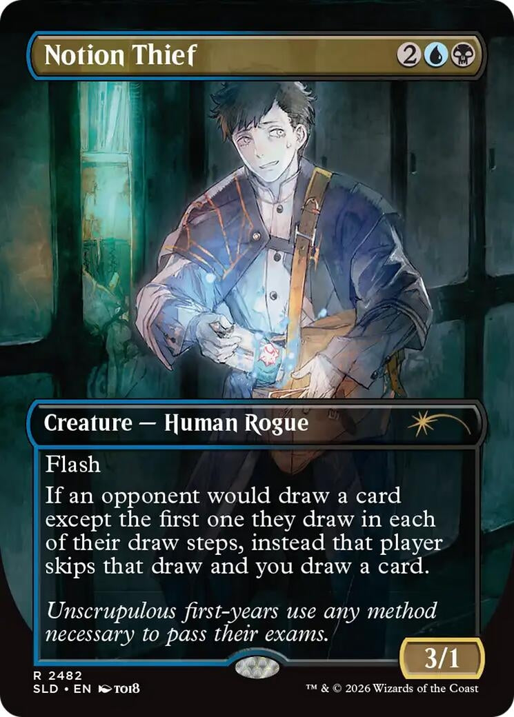 Image for Notion Thief (2482) (SLD) - Magic: The Gathering