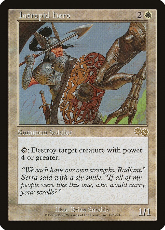 Image for Intrepid Hero (19) (USG) - Magic: The Gathering