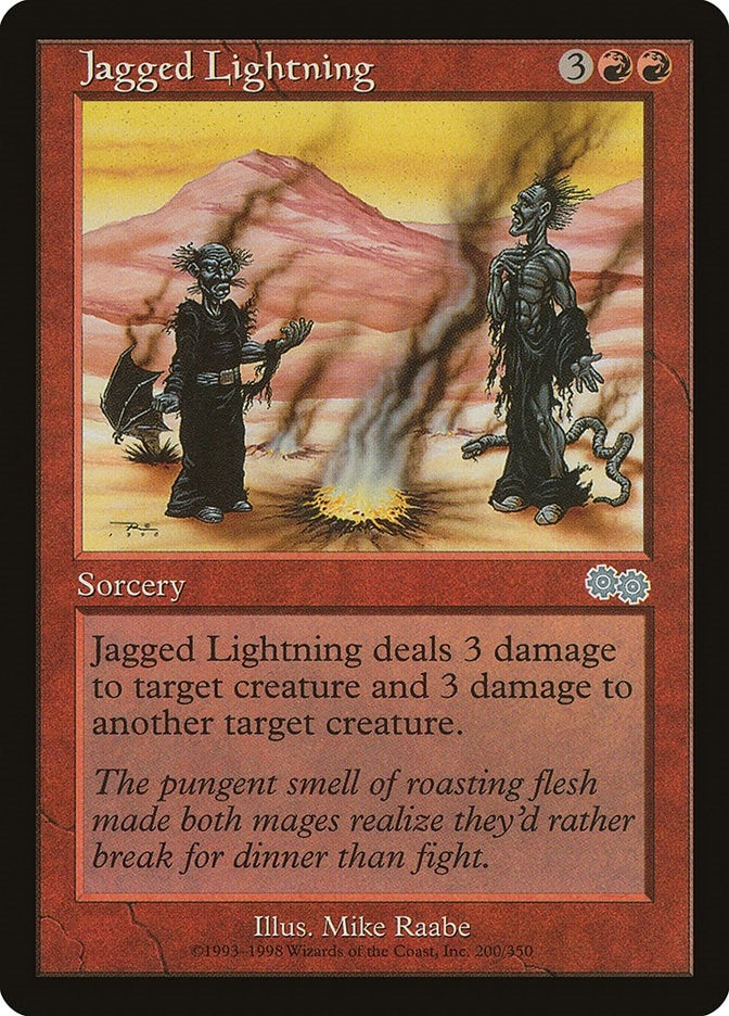 Image for Jagged Lightning (200) (USG) - Magic: The Gathering