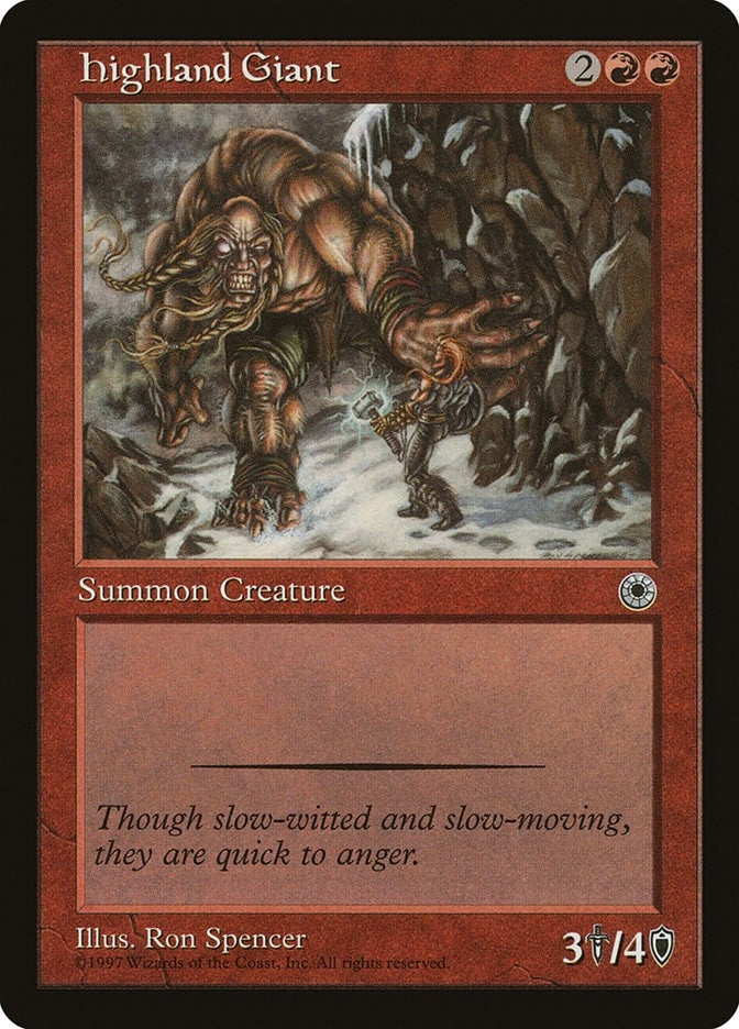 Image for Highland Giant (POR) - Magic: The Gathering