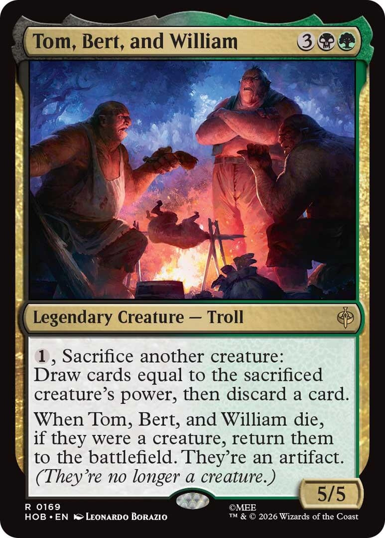 Image for Tom, Bert, and William (169) (HOB) - Magic: The Gathering