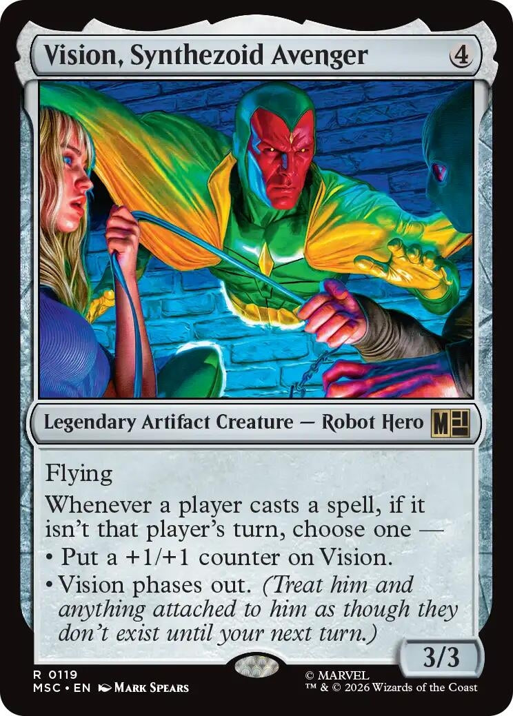 Image for Vision, Synthezoid Avenger (119) (MSC) - Magic: The Gathering
