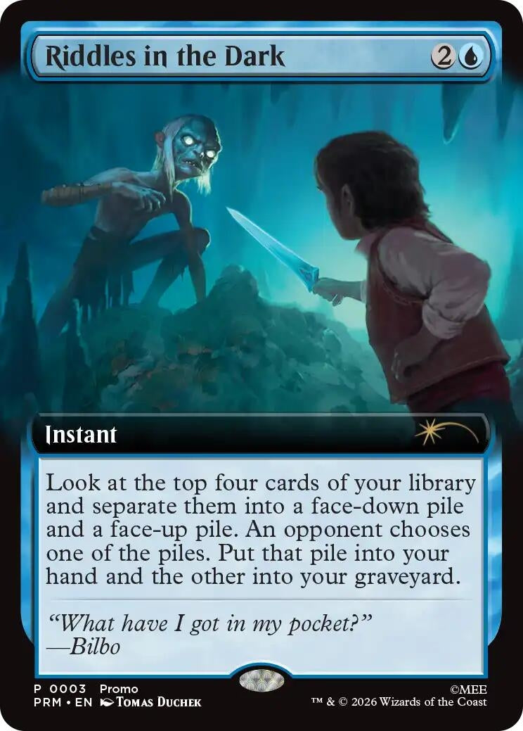 Image for Riddles in the Dark (Extended Art) (3) (UMP) - Magic: The Gathering