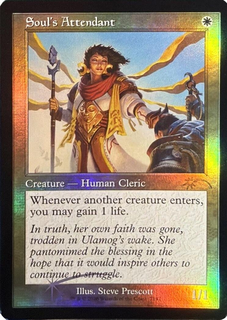 Image for Soul's Attendant (Retro Frame) (7147) (SLD) - Magic: The Gathering