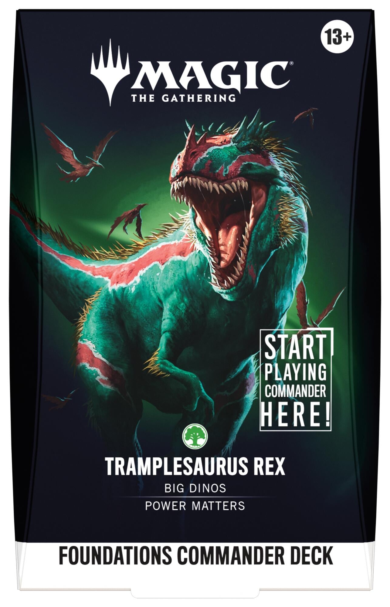 Image for Foundations Commander Deck - Tramplesaurus Rex - Magic: The Gathering