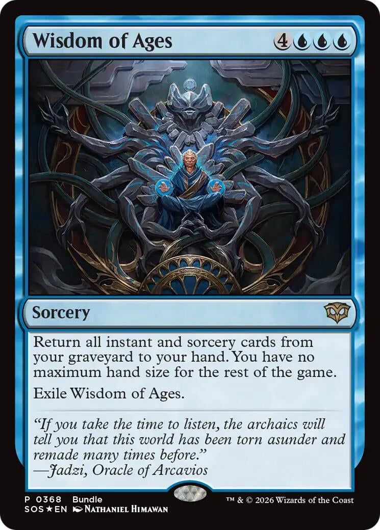 Image for Wisdom of Ages (SOS Bundle) (368) (UMP) - Magic: The Gathering