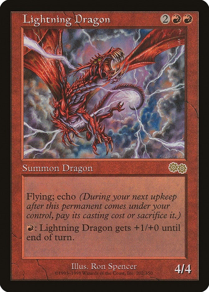 Image for Lightning Dragon (202) (USG) - Magic: The Gathering