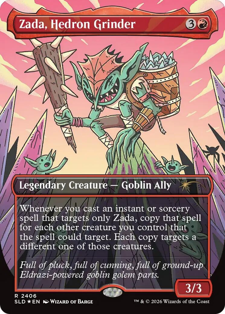 Image for Zada, Hedron Grinder (2406) (SLD) - Magic: The Gathering