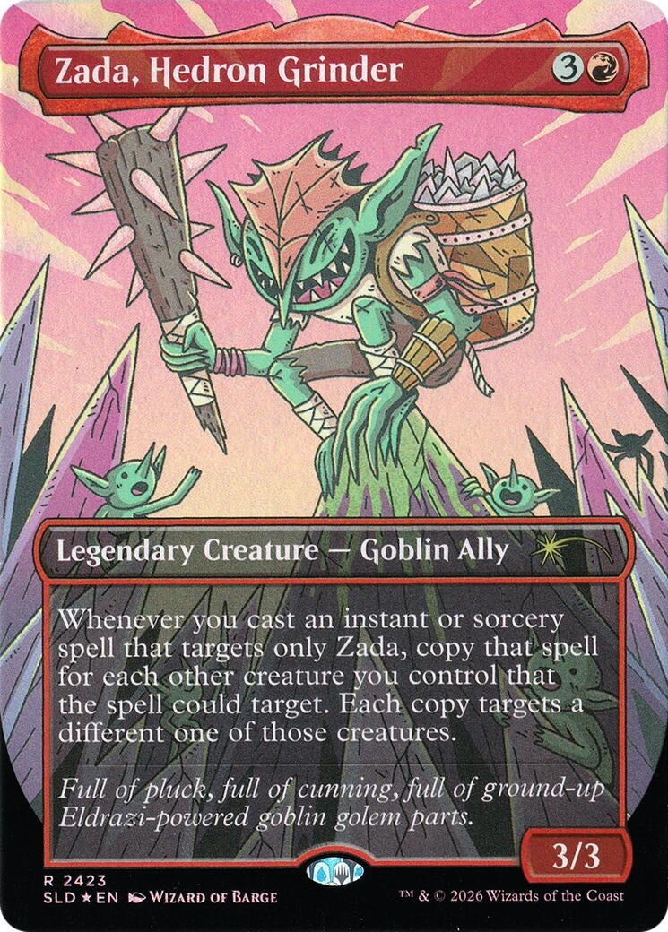 Image for Zada, Hedron Grinder (Display Commander) - Thick Stock (2423) (SLD) - Magic: The Gathering
