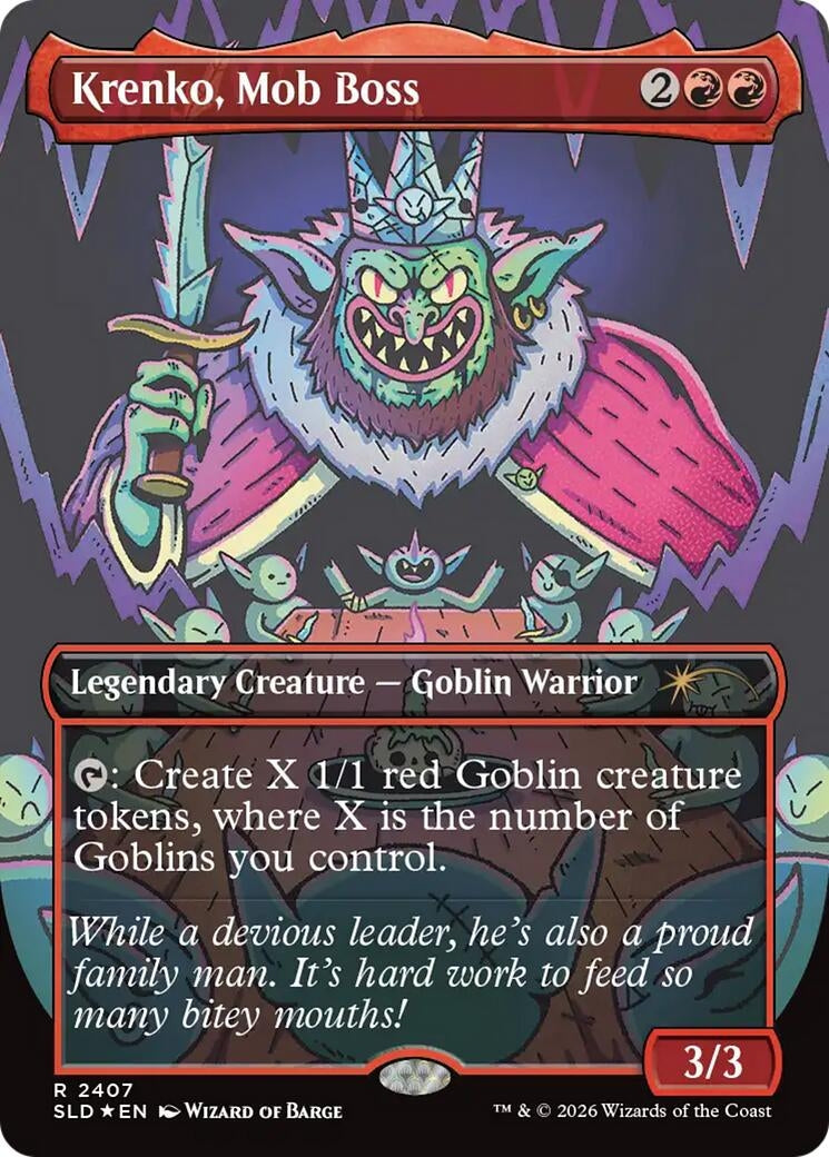 Image for Krenko, Mob Boss (2407) (SLD) - Magic: The Gathering