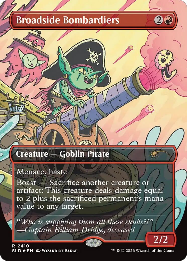 Image for Broadside Bombardiers (2410) (SLD) - Magic: The Gathering