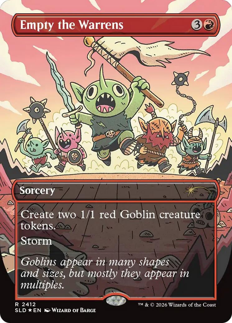 Image for Empty the Warrens (2412) (SLD) - Magic: The Gathering