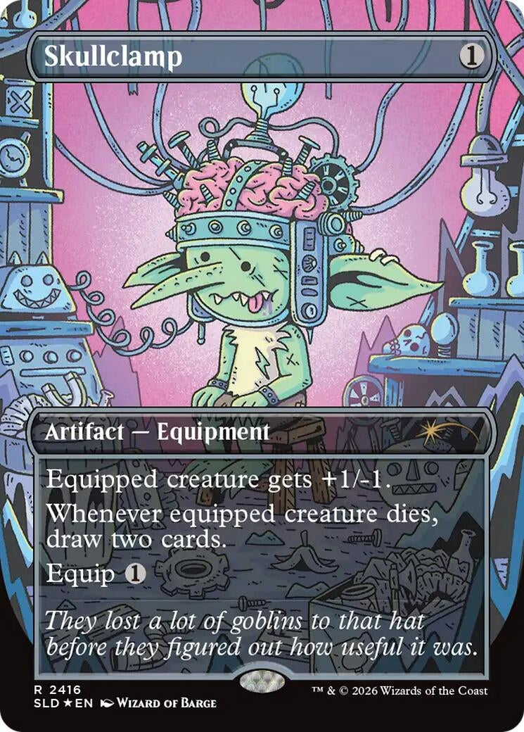 Image for Skullclamp (2416) (2416) (SLD) - Magic: The Gathering
