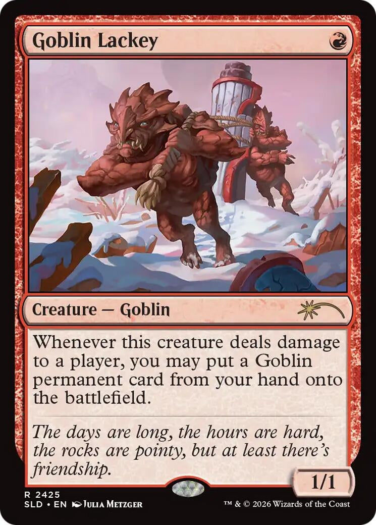 Image for Goblin Lackey (2425) (2425) (SLD) - Magic: The Gathering