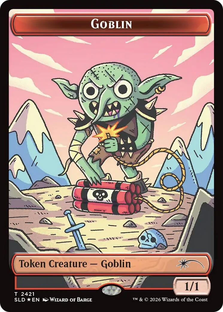 Image for Goblin Token (2421) (2421) (SLD) - Magic: The Gathering