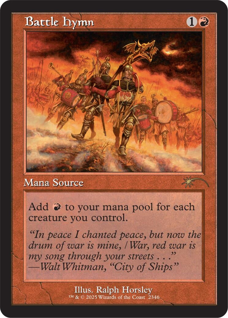 Image for Battle Hymn (2346) (SLD) - Magic: The Gathering