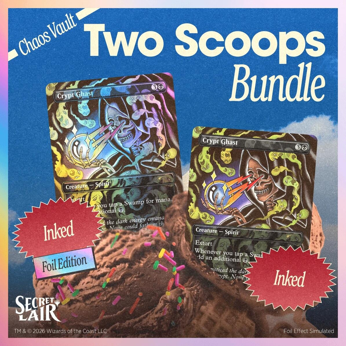 Image for Secret Lair Drop: Two Scoops - The Chocolate Sampler Bundle - Magic: The Gathering