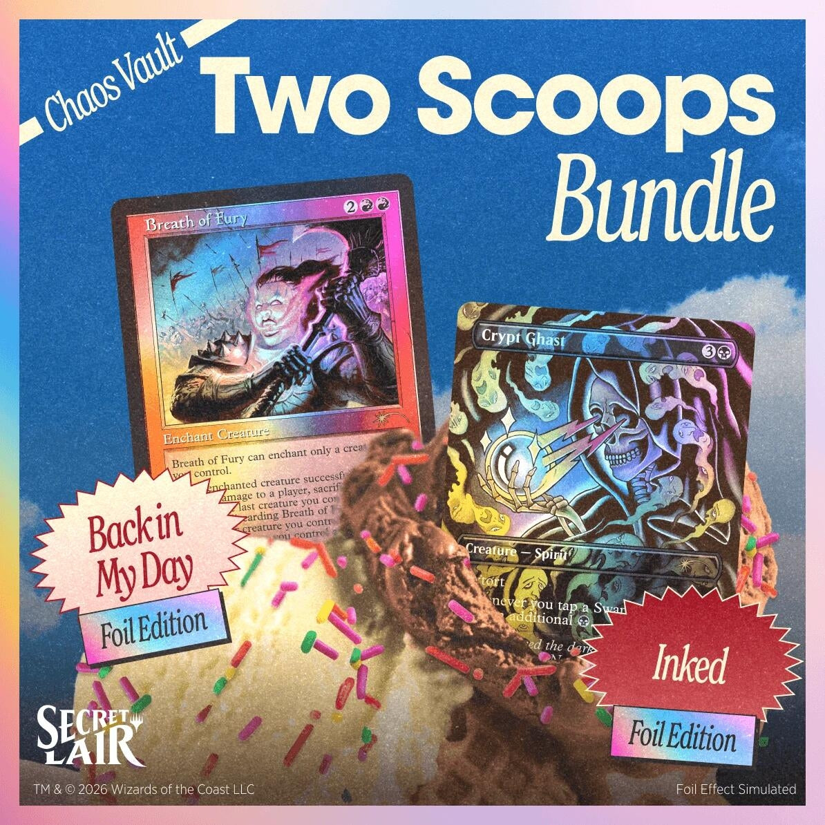 Image for Secret Lair Drop: Two Scoops - Double Sprinkles Bundle - Magic: The Gathering