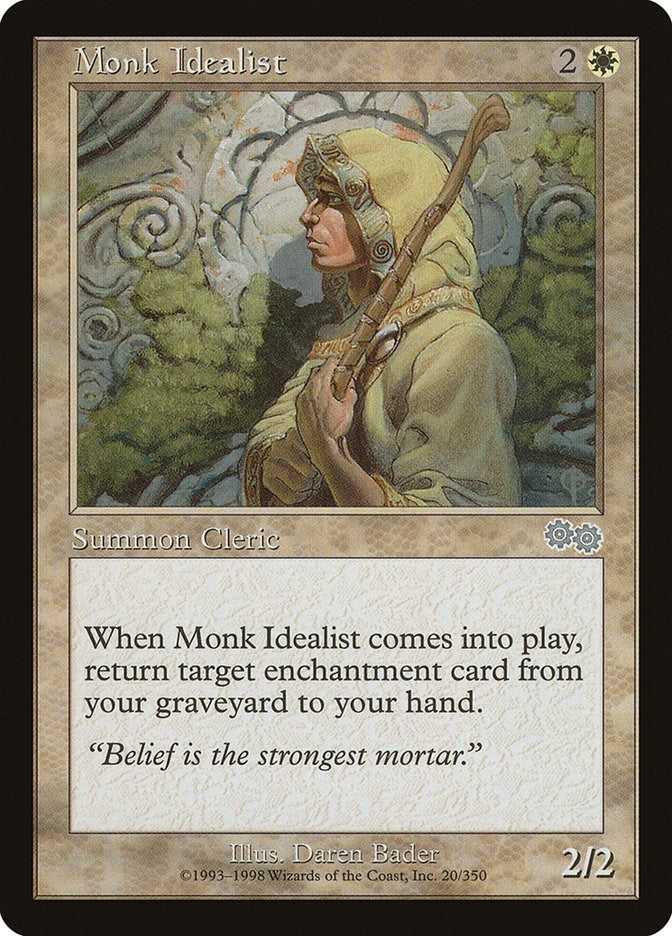 Image for Monk Idealist (20) (USG) - Magic: The Gathering