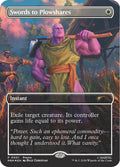 Image for Swords to Plowshares (Borderless) (Magazine Insert) (1) (MEDIA) - Magic: The Gathering