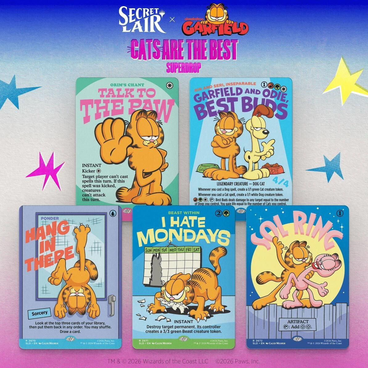 Image for Secret Lair Drop: Secret Lair x Garfield: Motivationally Challenged - Non-Foil Edition - Magic: The Gathering