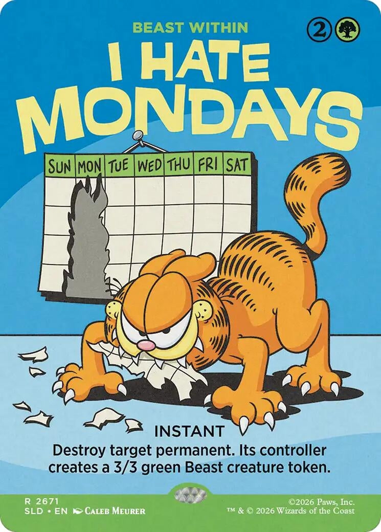 Image for I Hate Mondays - Beast Within (2671) (SLD) - Magic: The Gathering