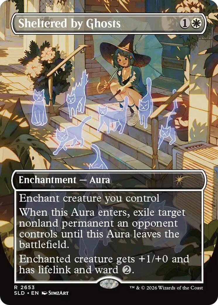 Image for Sheltered by Ghosts (2653) (SLD) - Magic: The Gathering