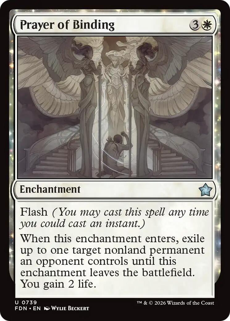 Image for Prayer of Binding (0739) (739) (FDN) - Magic: The Gathering