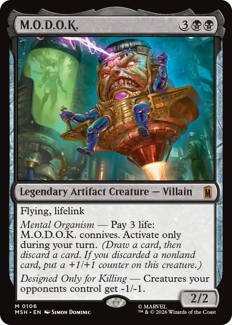 Image for M.O.D.O.K. (106) (MSH) - Magic: The Gathering