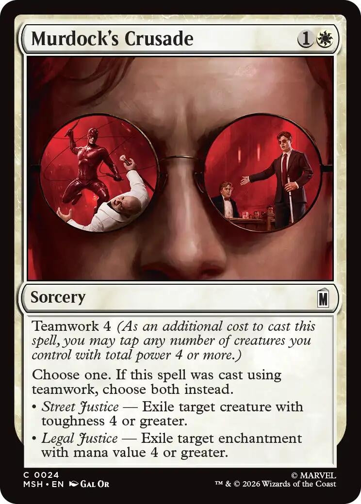 Image for Murdock's Crusade (24) (MSH) - Magic: The Gathering