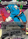 Image for Captain America, Super-Soldier (Borderless) (0316) (316) (MSH) - Magic: The Gathering