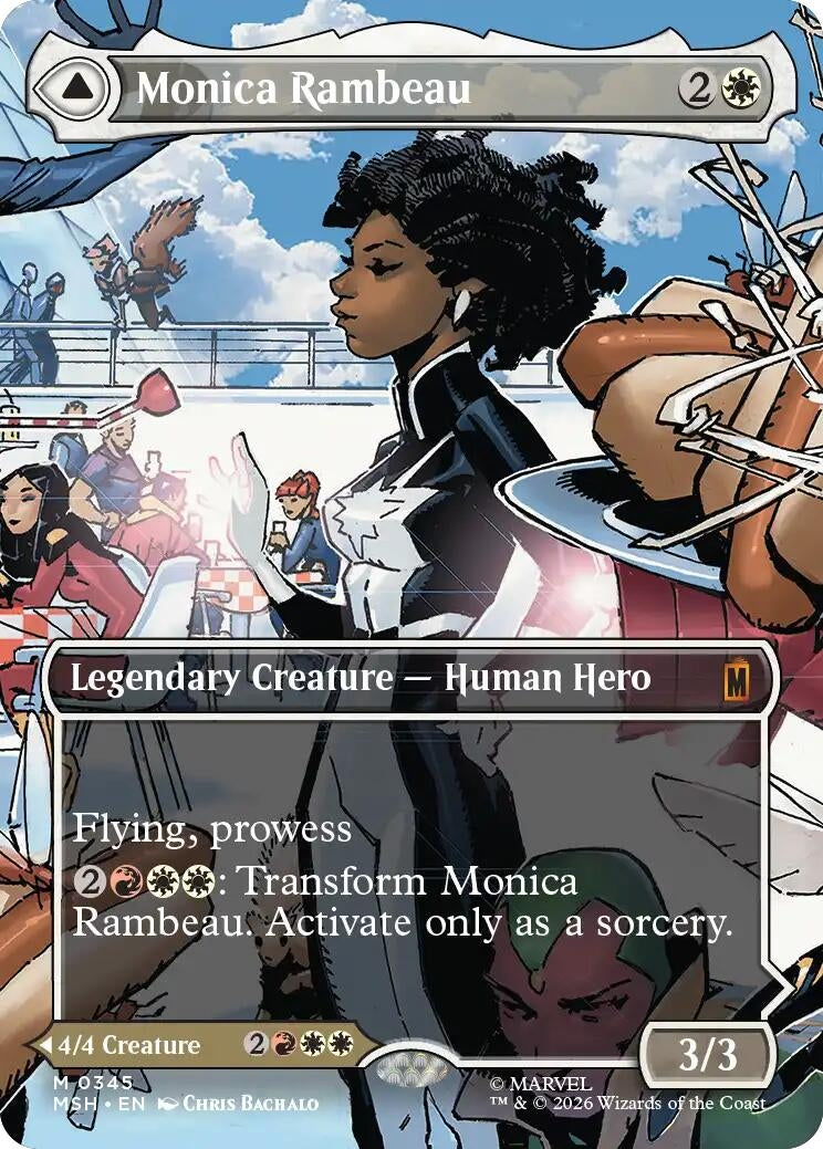 Image for Monica Rambeau (Borderless) (0345) (345) (MSH) - Magic: The Gathering