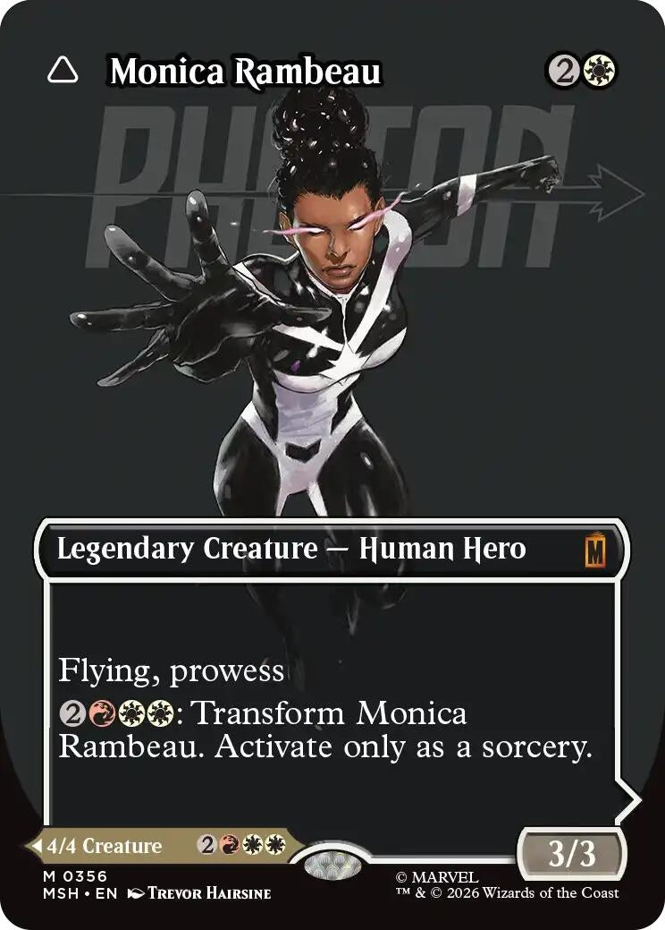 Image for Monica Rambeau (Borderless) (0356) (356) (MSH) - Magic: The Gathering