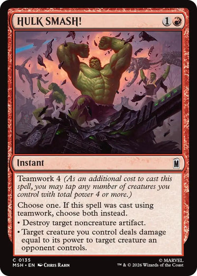 HULK SMASH! (135) (MSH)