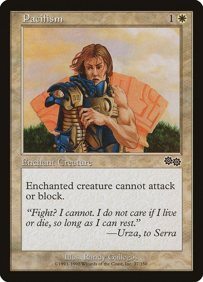 Image for Pacifism (27) (USG) - Magic: The Gathering