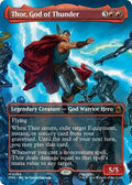 Image for Thor, God of Thunder (Borderless) (0338) (338) (MSH) - Magic: The Gathering