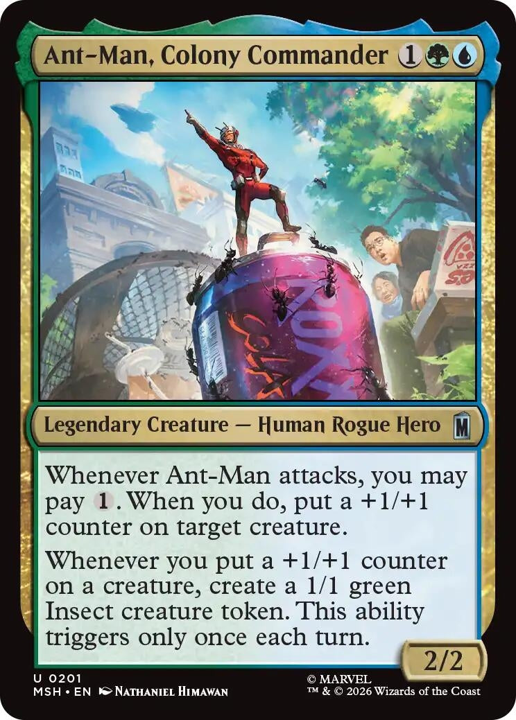 Image for Ant-Man, Colony Commander (201) (MSH) - Magic: The Gathering